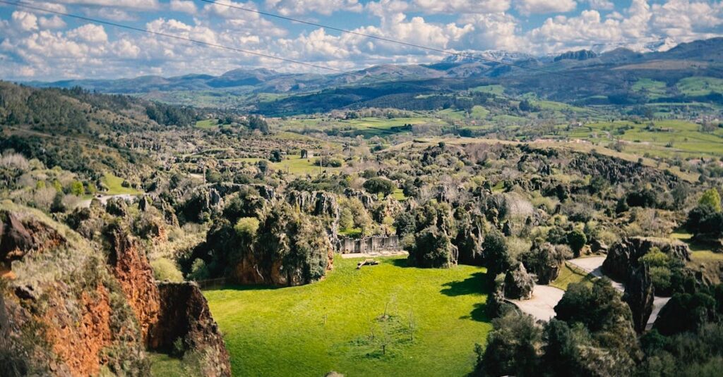 Explore the breathtaking landscapes of Cabarceno Natural Park in Santander, Spain.